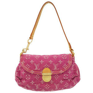 Louis Vuitton Monogram Denim Pleaty Semi Shoulder Bag